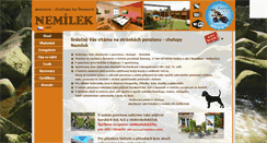 Desktop Screenshot of penzion-nemilek.cz